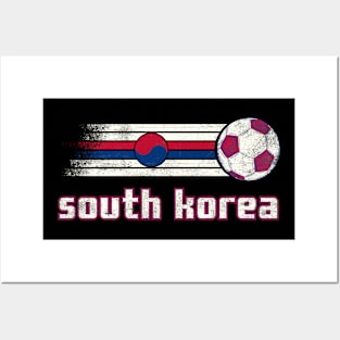 South Korea Soccer Retro Vintage Posters and Art